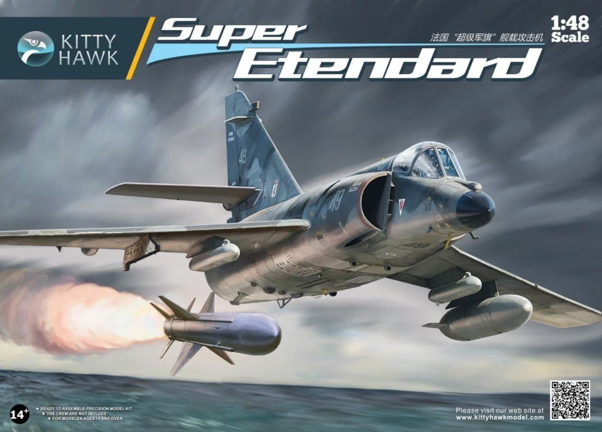 Kittyhawk 1:48 French Dassault-Breguet Super Etendard
