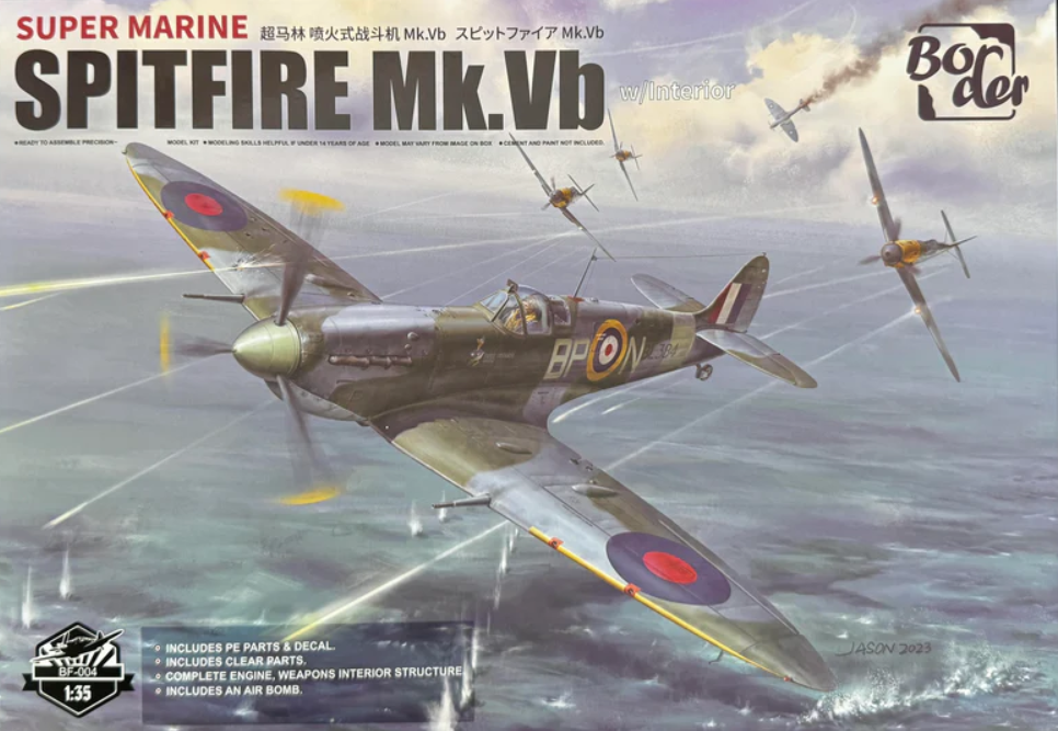 Border 1:35 British Supermarine Spitfire Mk.Vb w/Interior