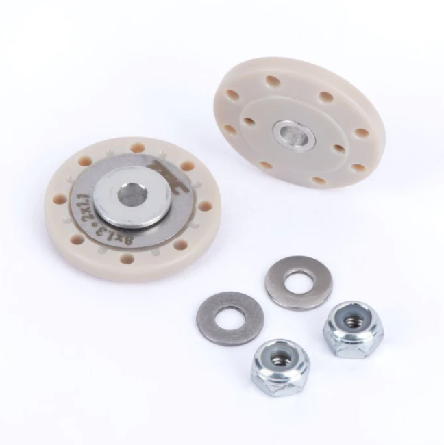 Valve shock pistons 3x1.2 + 3x1.3 + 2x1.2 Flat (O.D. 15.90mm/I.D. 2.6mm/H. 2.5mm) - QTY 2