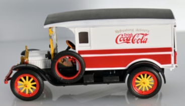 Motor City 1/32 1920 White Van (Coca Cola)