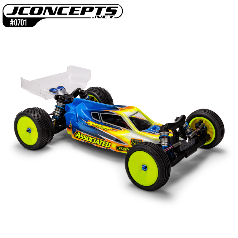 P2X - RC10B7 Worlds Body w/ Carpet / Turf / Dirt Wings