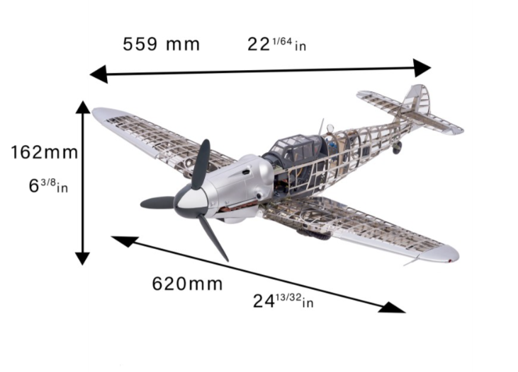 Artesania 1:16 Messerschmitt BF 109G Metal Kitset