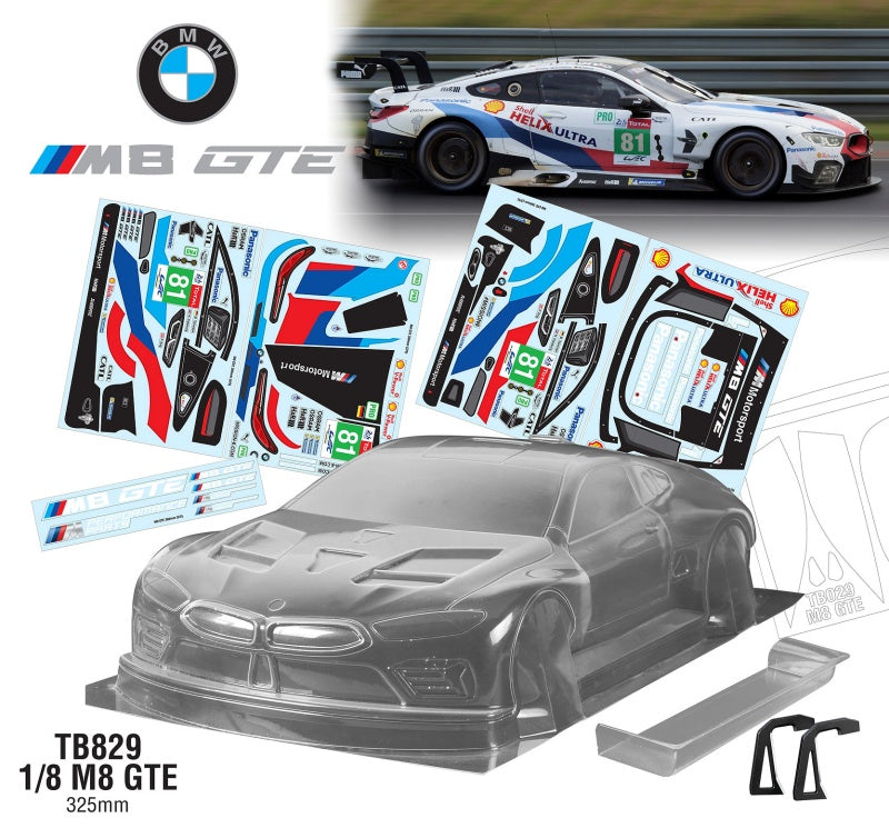 Team C 1/8 GT 325mm WB Short Chassis M8 GTE