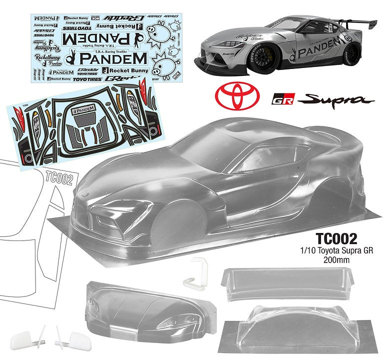 Team C 1/10 Toyota Supra GR 200mm Wide WB 258mm