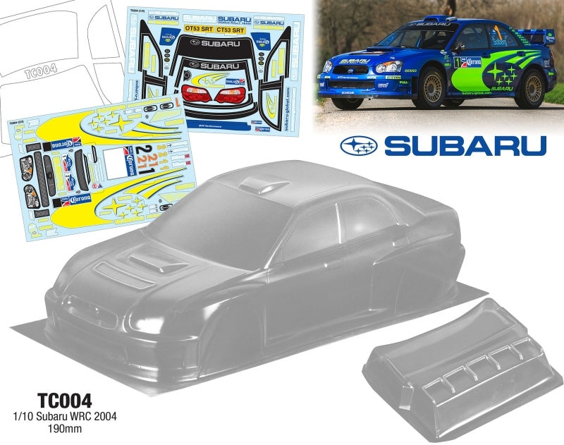 Team C 1/10 Subaru Impreza WRC 2004 190MM