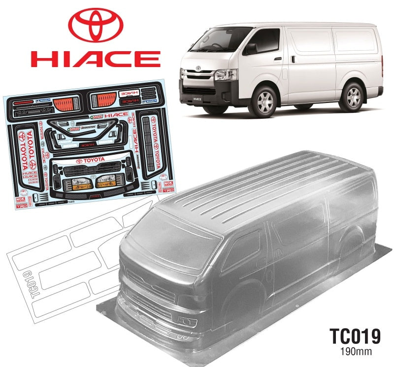 Team C 1/10 Toyota Hiace Van 190MM Wide