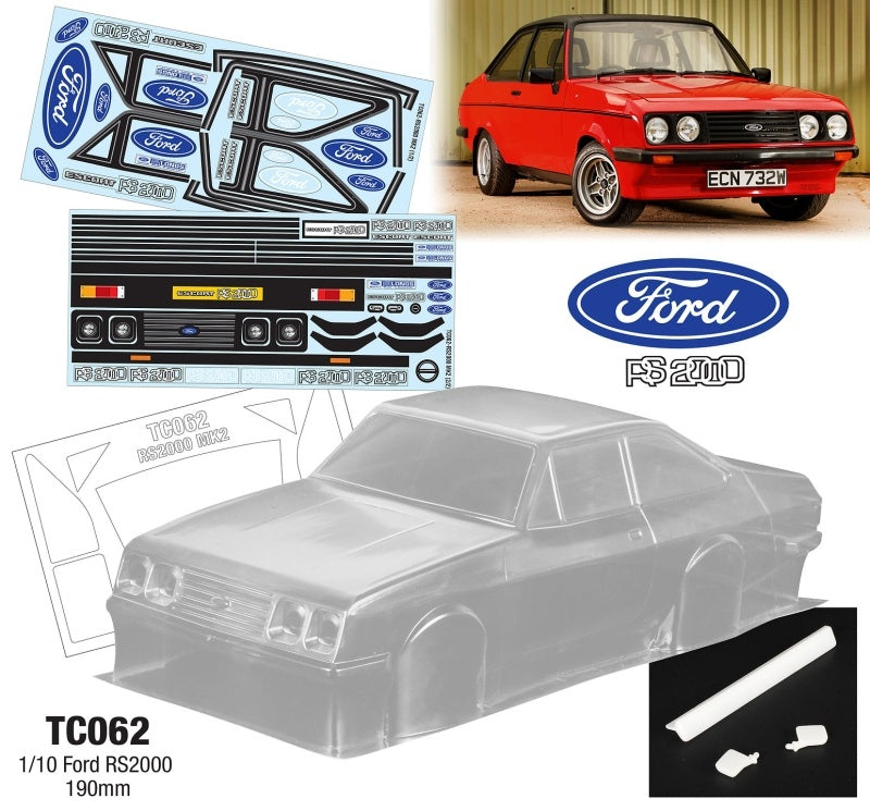 Team C 1/10 Ford Escort RS2000 MK2, 190mm