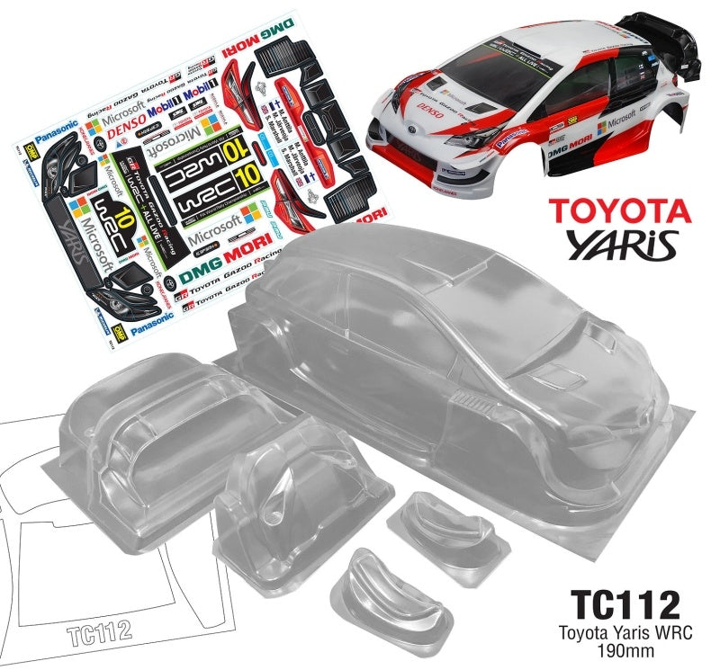 Team C 1/10 Toyota Yaris WRC 190mm