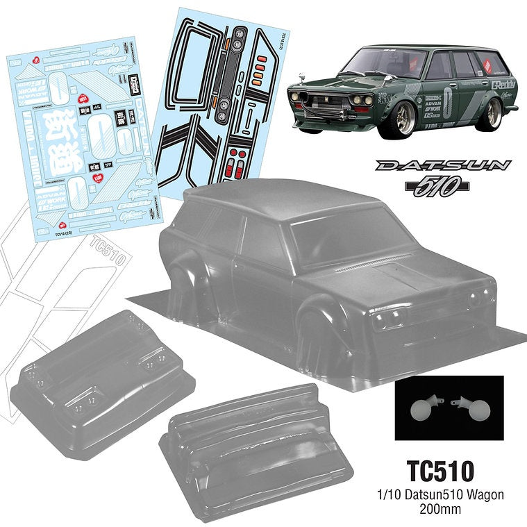 Team C 1/10 Datsun 510 Wagon, 200mm, WB 258mm