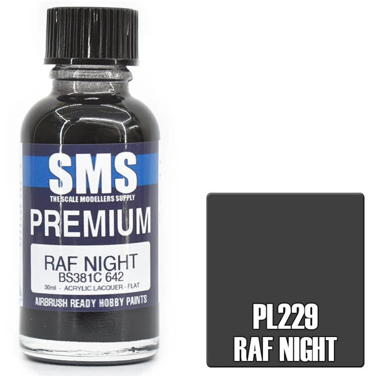 SMS #PL229 RAF Night Acrylic Lacquer 30ml