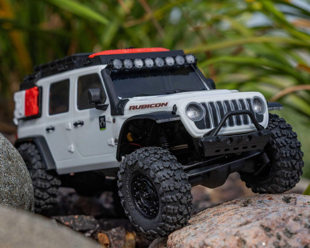 Axial 1/30 SCX30 Jeep Wrangler JLU 4X4 RTR-White