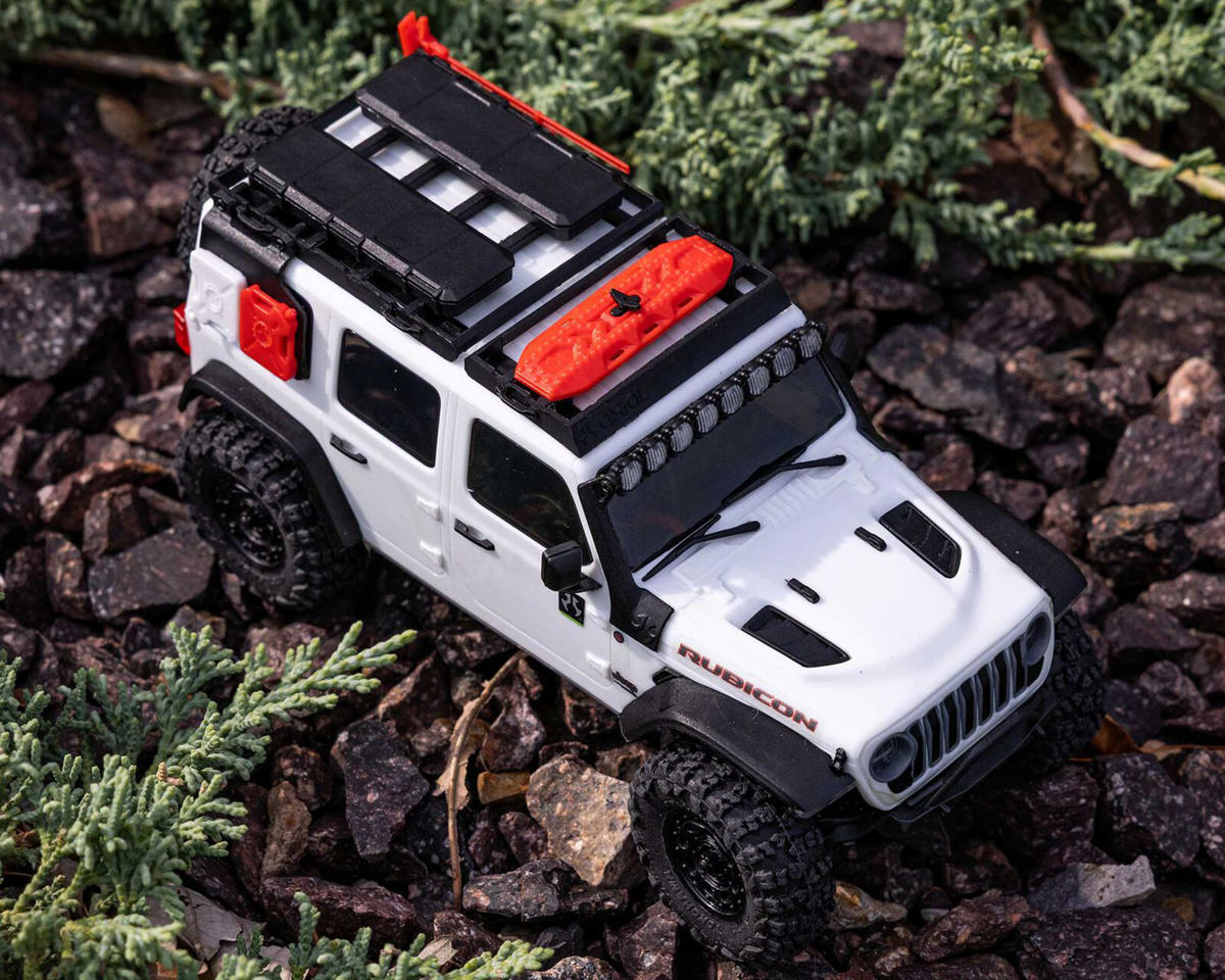 Axial 1/30 SCX30 Jeep Wrangler JLU 4X4 RTR-White