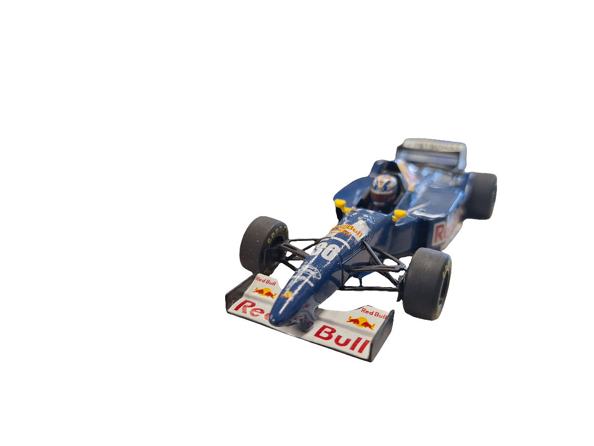 "Pre owned" Minichamps 1:43 1995 F1 Sauber Red Bull C14 #30 H.Frentzen