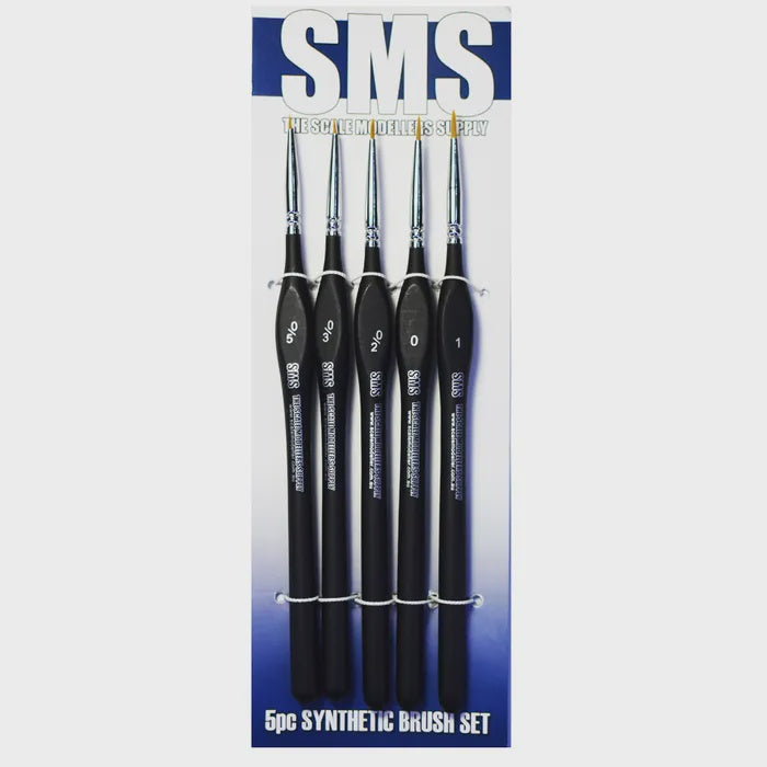 SMS SYNTHETIC BRUSH SET 5PC