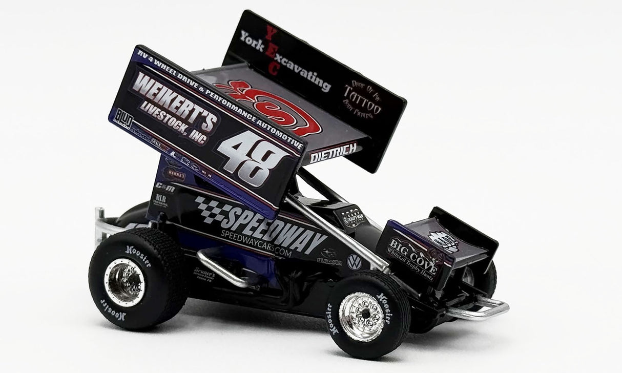 Acme 1:50 2025 #48 Weikert's Livestock Sprint Car - Danny Dietrich