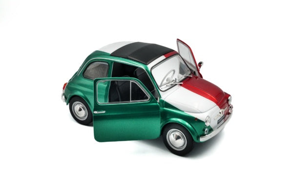 Solido 1:18 1965 Fiat 500 Tribute to Italia Bi Colour