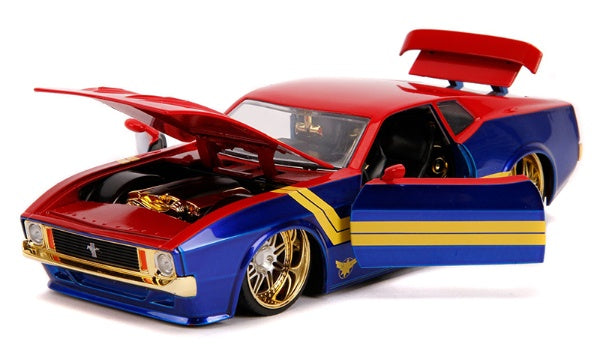 Jada 1:24 Captain Marvel & 1973 Ford Mustang