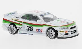 MiniGT 1:64 Nissan Skyline GT-R (R34) TAMIYA x KAIDO HOUSE "The GRASSHOPPER" V1