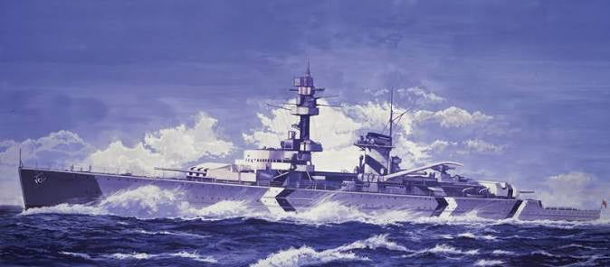 *Unsealed* Italeri 1:720 German Battleship Lutzow