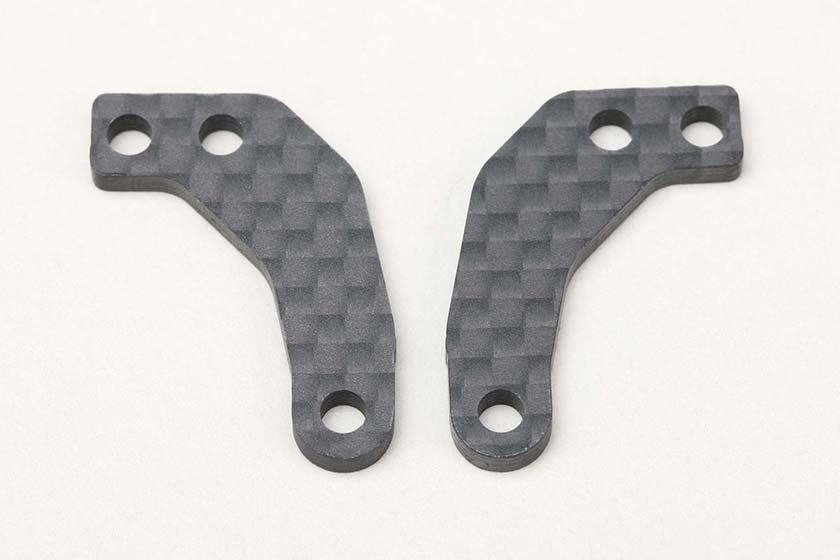 Matte Graphite Front Steering Block Plate (2pcs.) for MS2.0