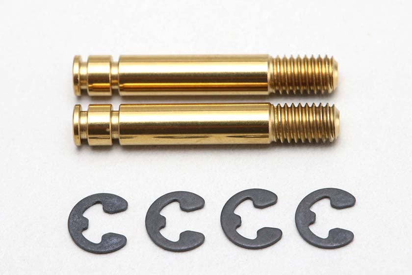 Ti-Coated Shock Shaft (19.1mm/2pcs.) for MS1.0