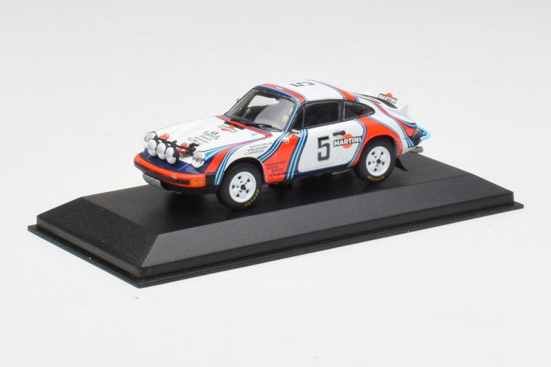 "Pre owned" Minichamps 1:43 1978 Porsche 911 SC Rallye East African Rally
