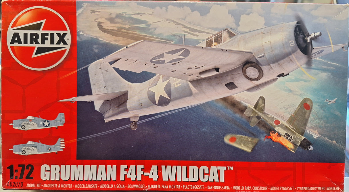 *Unsealed* Airfix 1:72 Grumman F4F-4 Wildcat