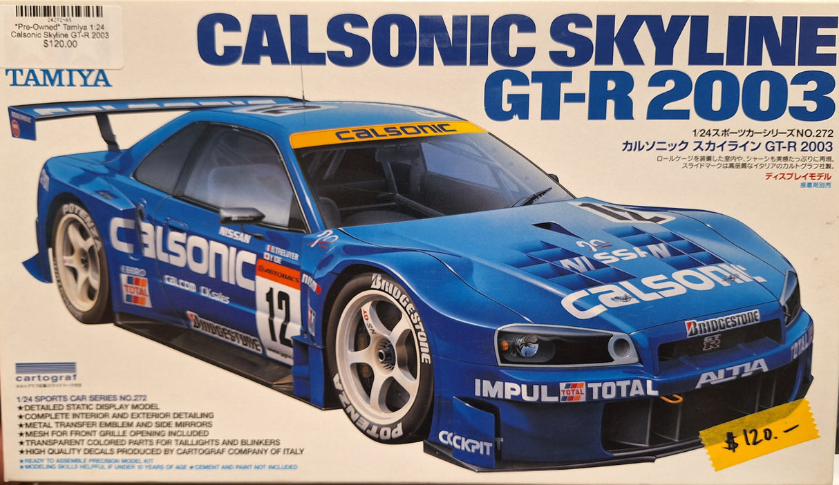 *Pre-Owned* Tamiya 1:24 Calsonic Skyline GT-R 2003
