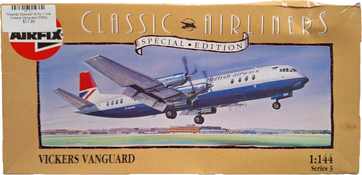 *Heavily Opened* Airfix 1:144 Vickers Vanguard (FMS)