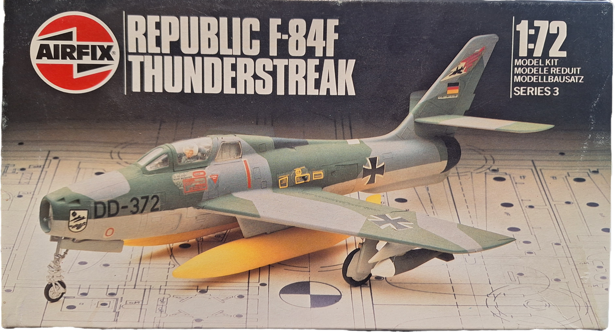 *Unsealed, Vintage* Airfix 1:72 F-84F Thunderstreak (FMS)