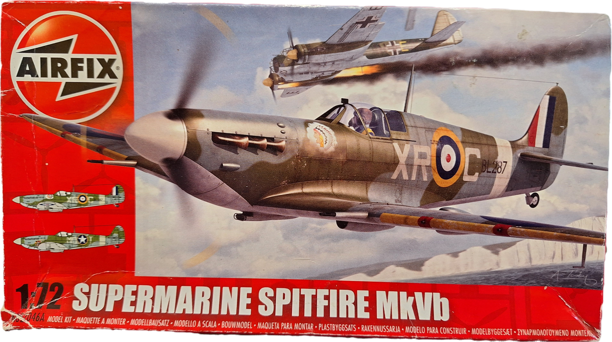 *Pre-Owned, Unsealed* Airfix 1:72 Supermarine Spitfire MkVb