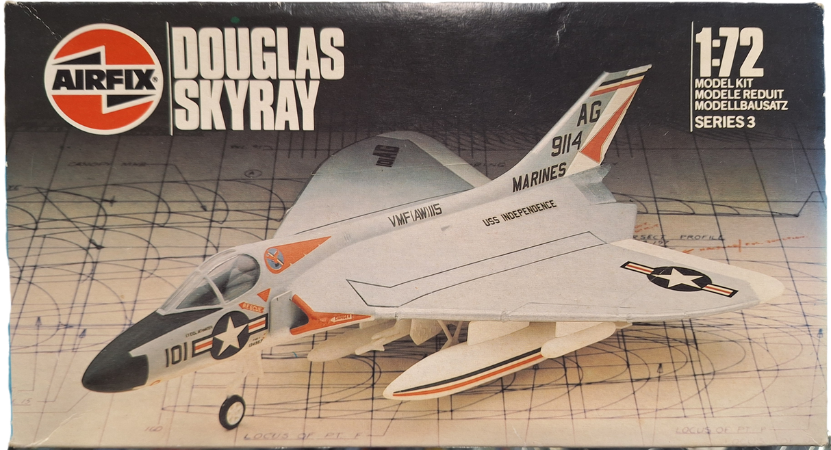 *Vintage, Unsealed* Airfix 1:72 Douglas F-4D-1 Skyray (FMS)