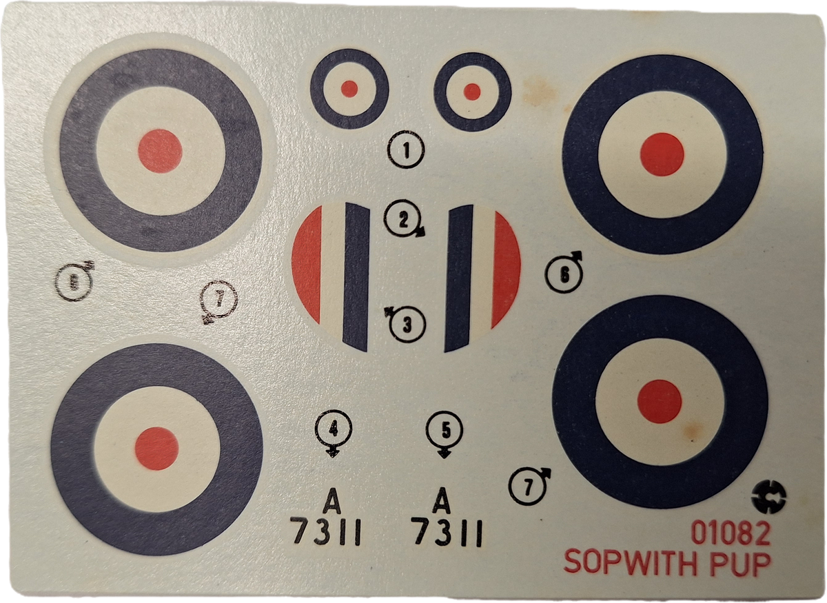 *Unsealed, Vintage* Airfix 1:72 Sopwith Pup 1917 (FMS)