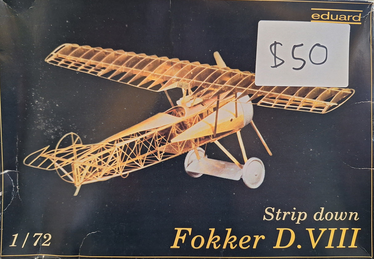 *Pre-Owned* Eduard 1:72 Strip Down Fokker D.VIII