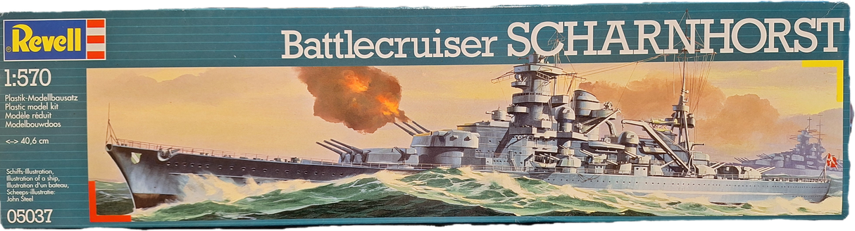 *Opened* Revell 1:570 Battlecruiser Scharnhorst