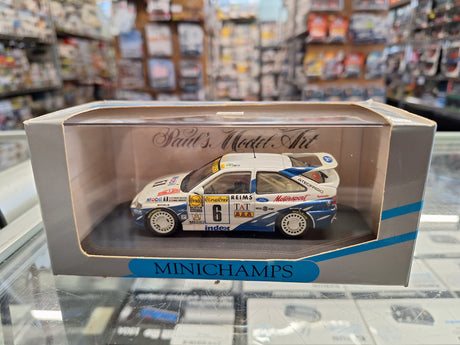 "Pre owned" Minichamps 1:43 1994 Ford Escort Cosworth Rallye Monet Carlo Winner