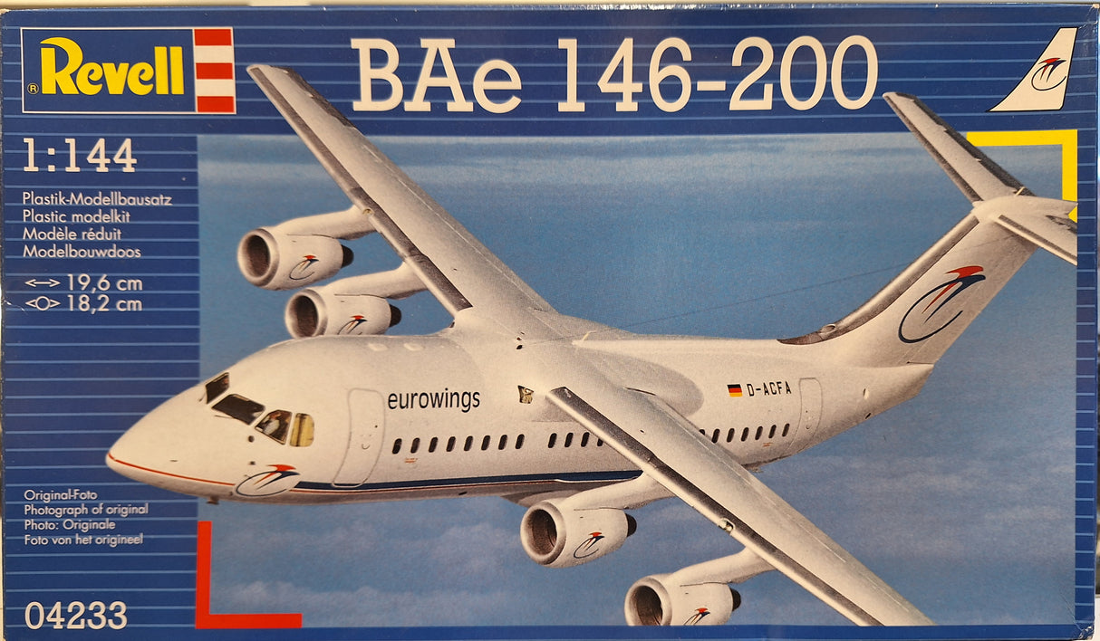 *Unsealed* Revell 1:144 BAe 146-200