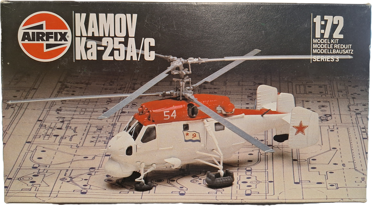 *Vintage, Unsealed* Airfix 1:72 Kamov Ka-25A/C (FMS)