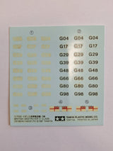 *Aged Decals* 2n1 Tamiya 1:700 O Class British Destroyer (FMS)