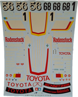 *Vintage, Aged Decals* Tamiya 1:20 Toyota Celica LB Turbo Gr.5 (LW)