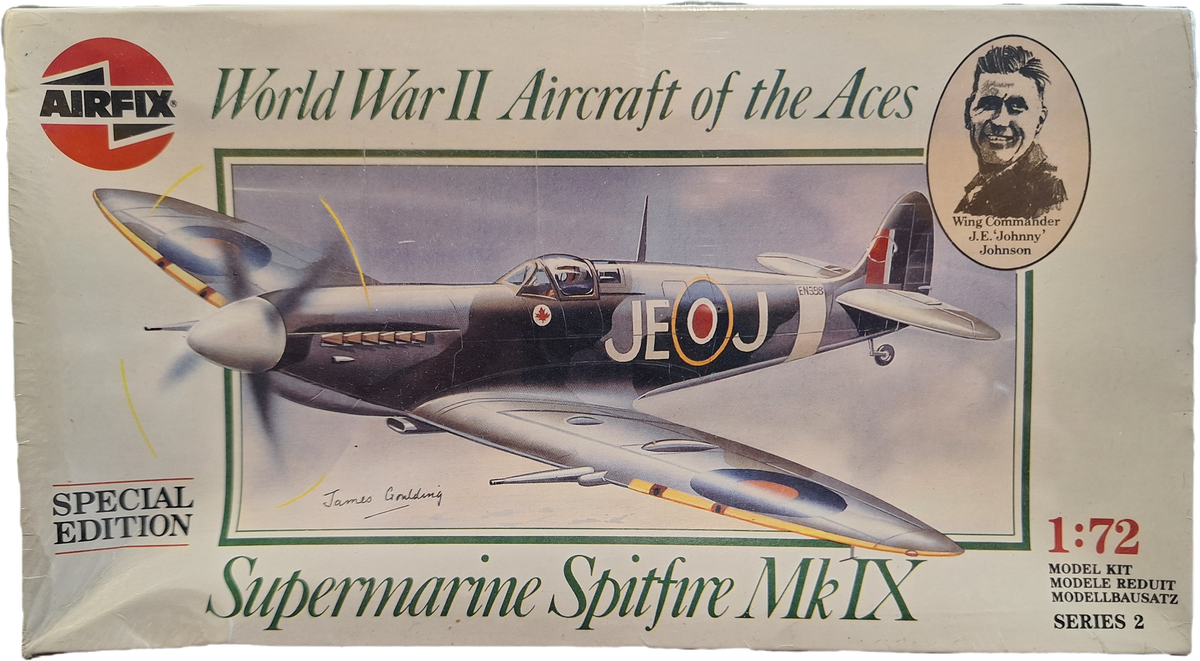 *Sealed, Vintage* Airfix 1:72 Supermarine Spitfire MkIX (FMS)