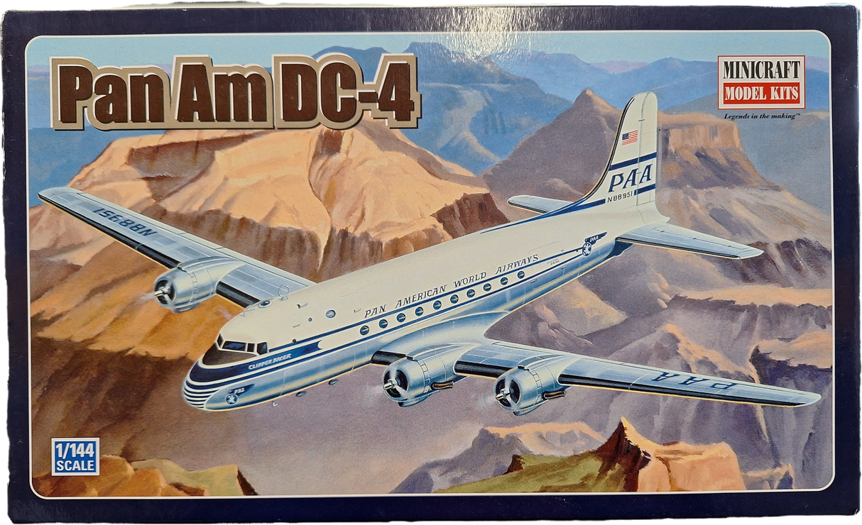 *Aged Decals* Minicraft 1:144 Pan Am DC-4 (FMS)