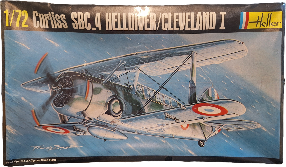 *Sealed, Vintage* Heller 1:72 Curtiss SBC.4 (FMS)