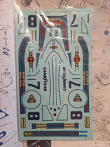 *Pre-Owned, Aged Decals* Tamiya 1:12 Martini Brabham BT44B