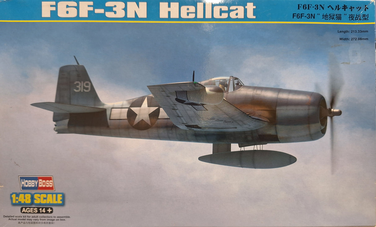 Hobbyboss 1:48 F6F-3N Hellcat (LW)