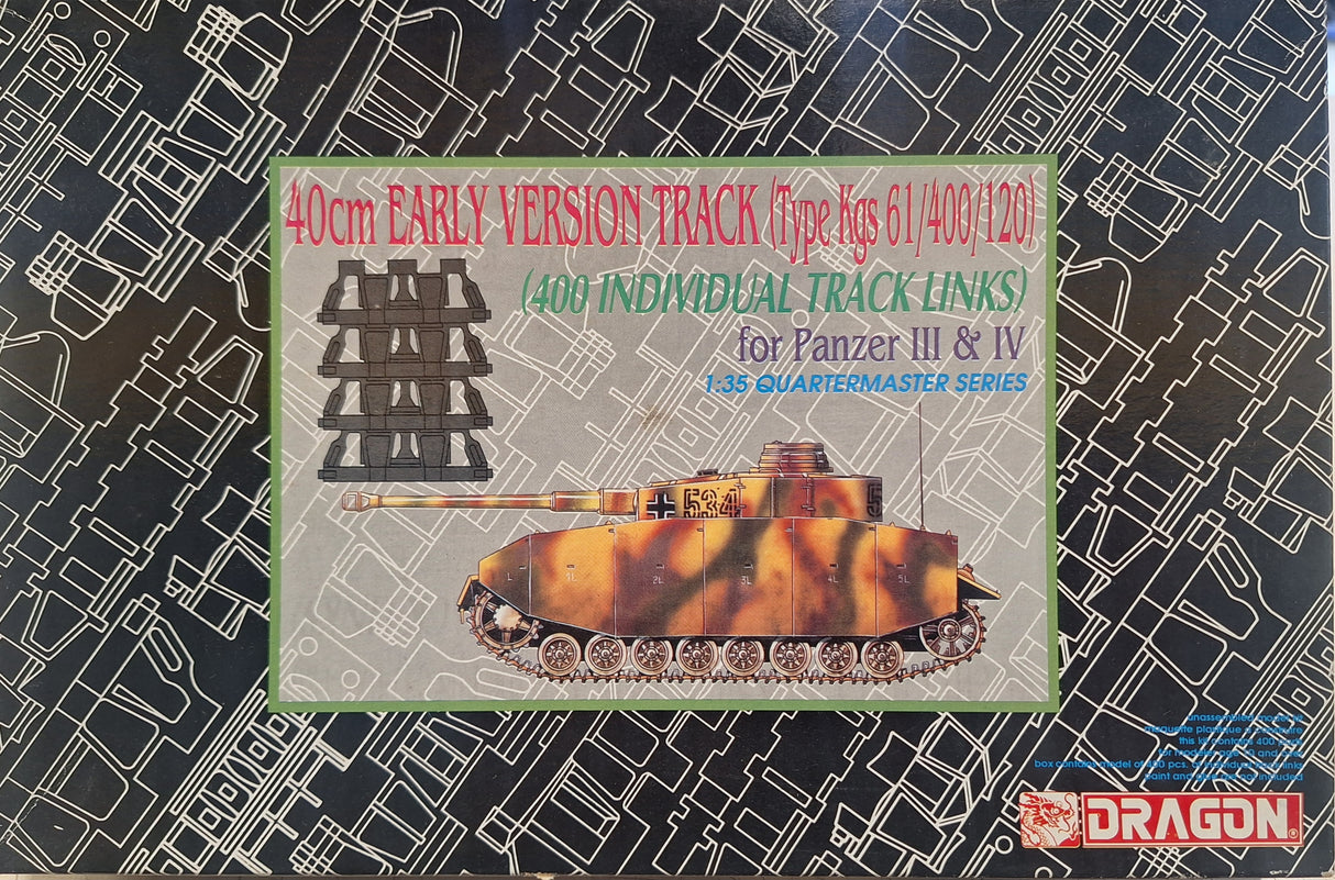 *Vintage* Dragon 1:35 40cm Early Version Track for Panzer III & IV
