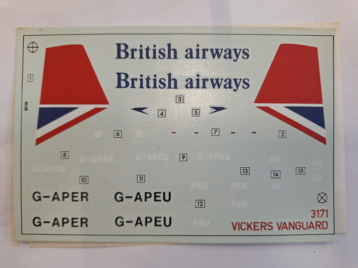 *Heavily Opened* Airfix 1:144 Vickers Vanguard (FMS)