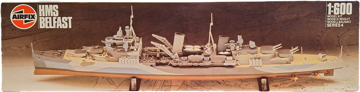 *Vintage, Re-Sealed* Airfix 1:600 HMS Belfast (FMS)