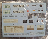 *Pre-Owned, Aged Decals* Fujimi 1:24 Porsche 911 Carrera Cabriolet
