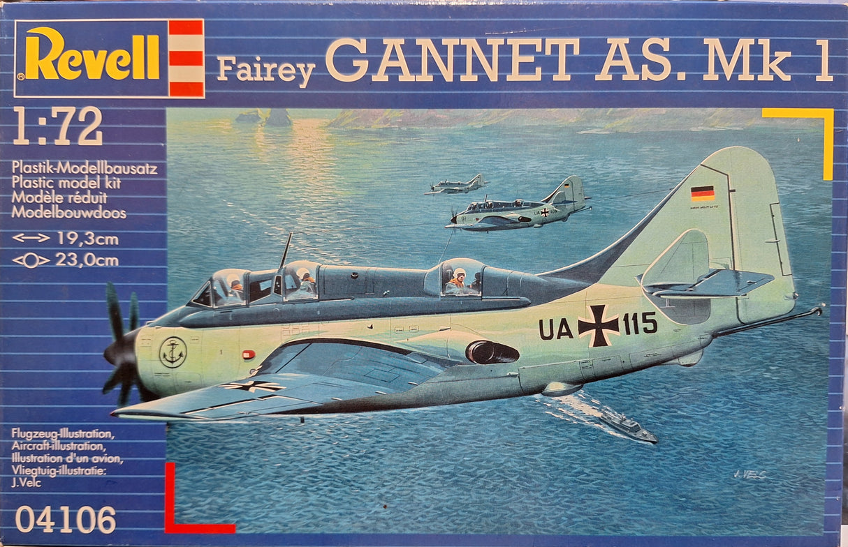 *Extras* Revell 1:72 Fairey Gannet AS.Mk 1 (FMS)